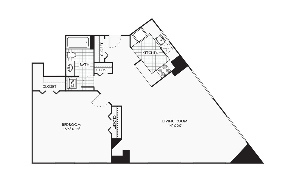Essex - 1 bedroom floorplan layout with 1 bath and 904 to 940 square feet. Essex - 1 bedroom floorplan layout with 1 bath and 904 to 940 square feet.